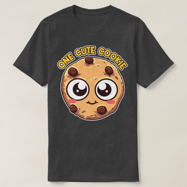 En Cute Cookie Funny Kawaii Chocolate Chip Baking T Shirt (Design framsida)