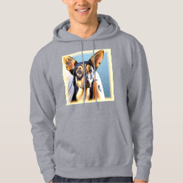 "En Cute Hund", matfoto. Köp nu Hoodie