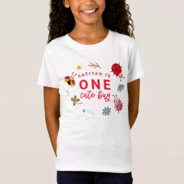 En Cute Kryp Ladybug Girl-Födelsedagsfest T Shirt