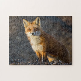 En Cute Little Fox Pussel