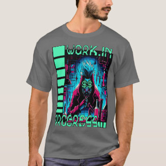En CyberPunk-design som illustrerar en ensam innov T Shirt