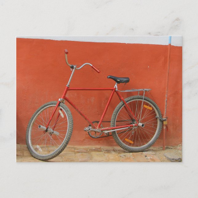 En cykel i Havanna Vykort (Framsida)