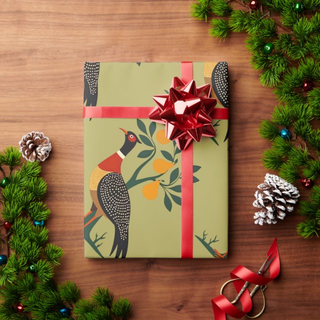 En cylinderampull i ett Träd-stift för utklippt st Presentpapper (Julgåva)