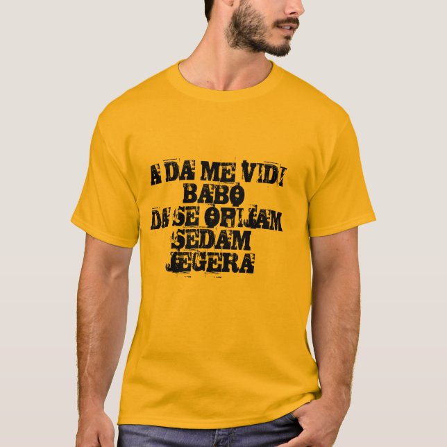 en da mig vidibabo tee (Framsida)