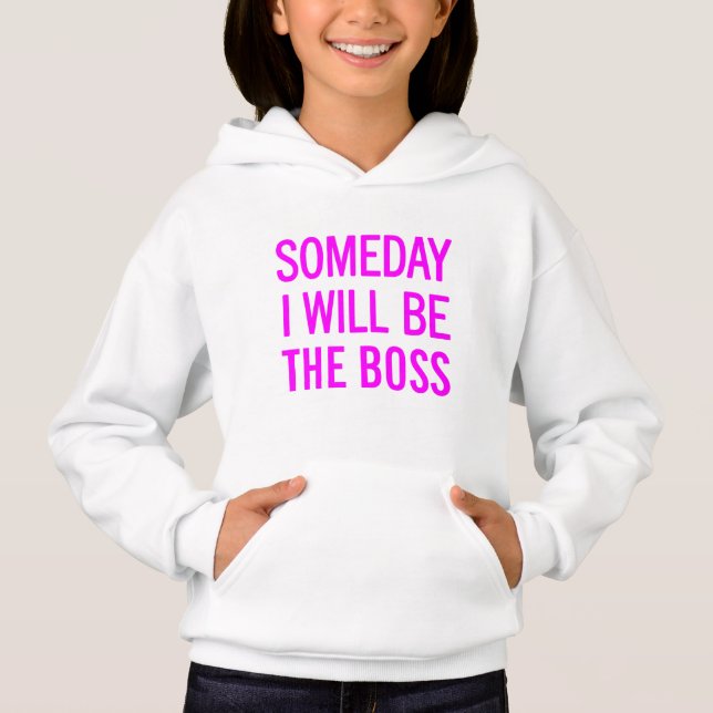 En dag blir jag Chef Tee Shirt (Framsida)