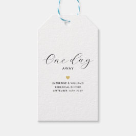 En dag bort från Guld Hjärtsrepetition, middagsövn Presentetikett