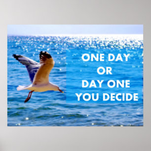 En dag eller dag som du bestämmer dig för poster