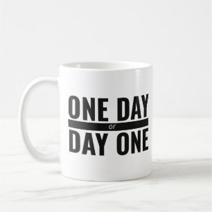 En dag eller en dag kaffemugg