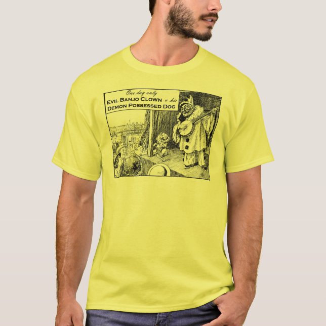 En dag endast: Ond Banjoclown Tee (Framsida)