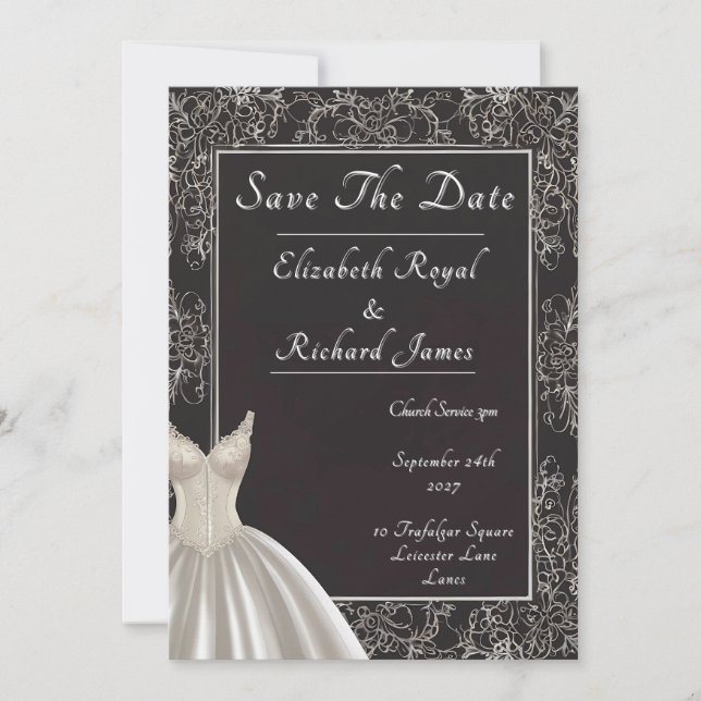 En dag för att minnas Bröllop Inbjudningar (Framsida)