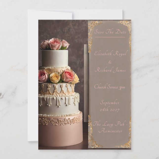 En dag för att minnas Bröllop-kummeln Bröllop Inbjudningar (Framsida)