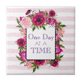 En dag i Blommigt Ram-offert Kakelplatta