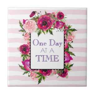 En dag i Blommigt Ram-offert Kakelplatta