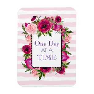 En dag i Blommigt Ram-offert Magnet