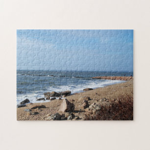 En dag i Hammonasset Beach State Park i CT Pussel