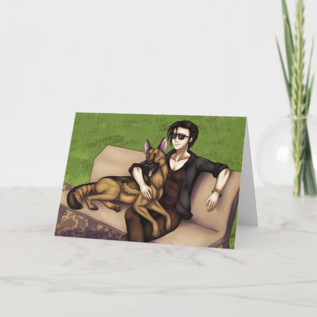 En dag i Hund Park Kort (Framsida)