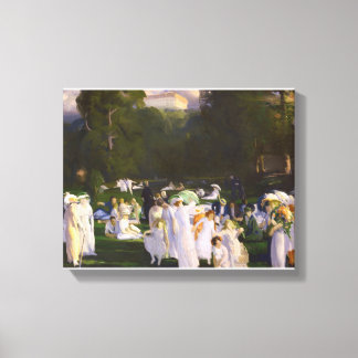 En dag i juni - George Bellows - 1913 Canvastryck