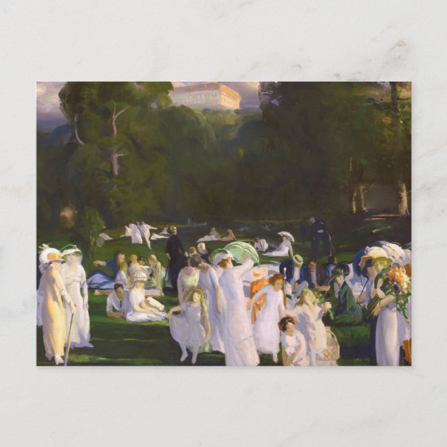 En dag i juni - George Bellows - 1913 Vykort (Framsida)