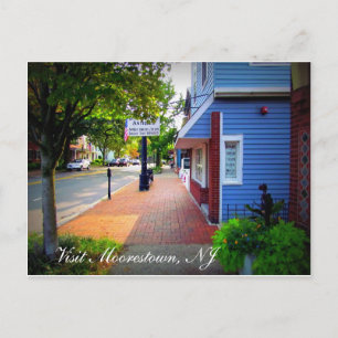 En dag i Moorestown, NJ Vykort