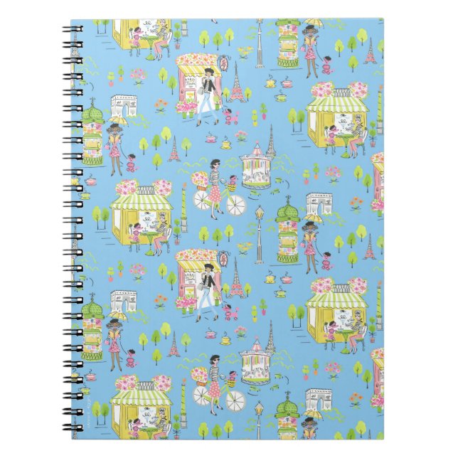 En dag i Paris Anteckningsbok (Framsidan)