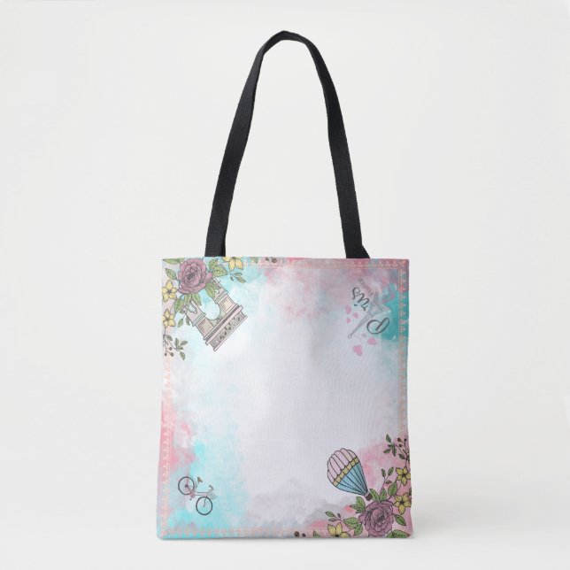 En dag i Paris Tygkasse (Framsida)