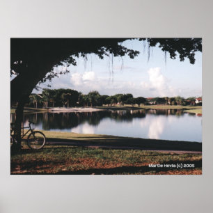 En dag i parken poster