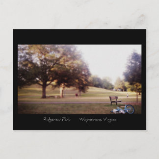 En dag i parken - vykort