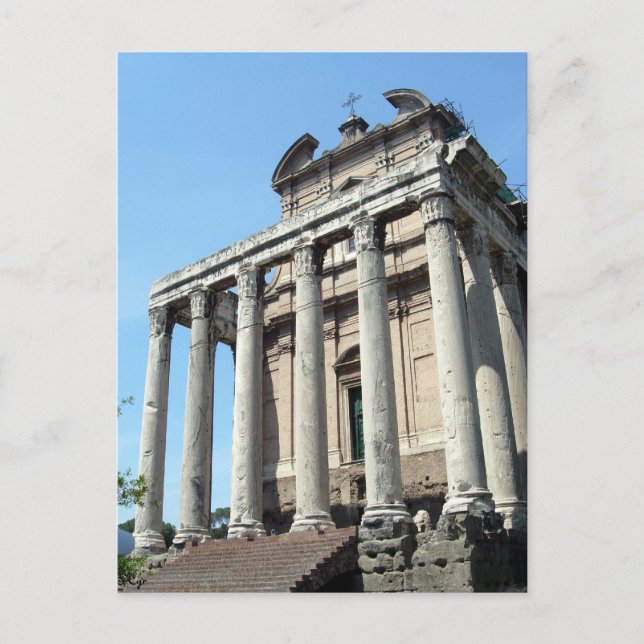 En dag i Rom Vykort (Framsida)