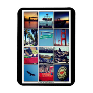 En dag i San Francisco Magnet