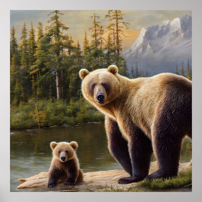 En dag i skogen poster (Framsidan)
