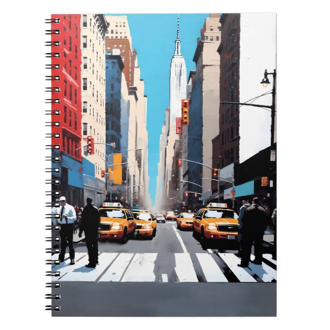 En dag i staden anteckningsbok (Framsidan)