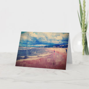 En dag i stranden kort