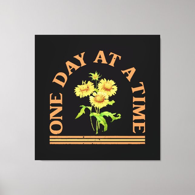 En dag i taget canvastryck (Framsida)