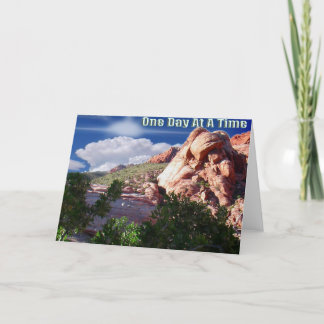 En dag i taget hälsningskort kort