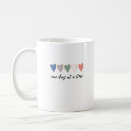 en dag i taget kaffemugg