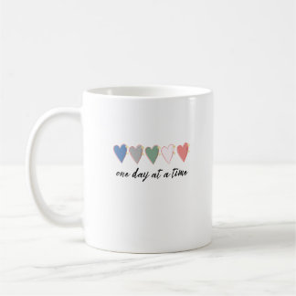 en dag i taget kaffemugg