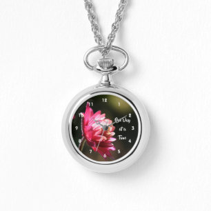 En dag i taget, offert blomma i solljus armbandsur