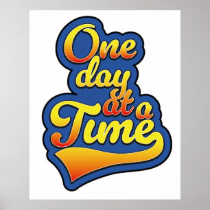 En dag i taget poster