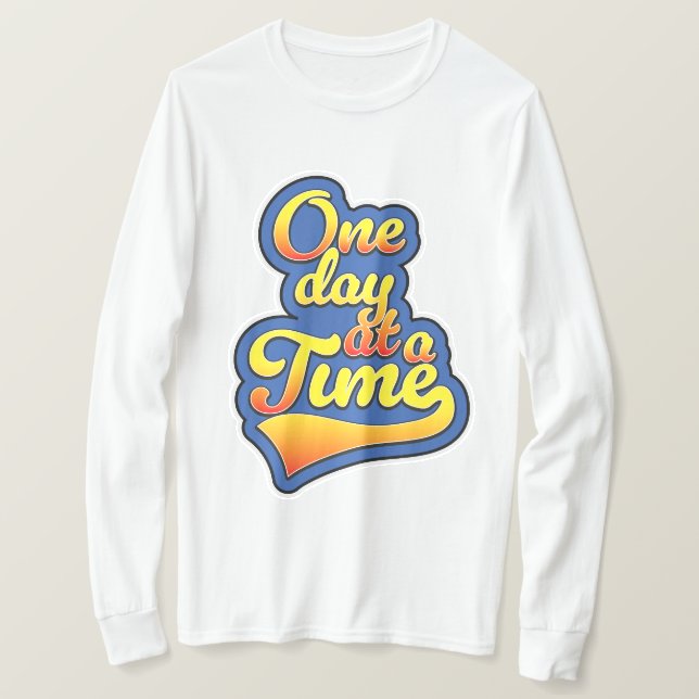 En dag i taget t shirt (Design framsida)