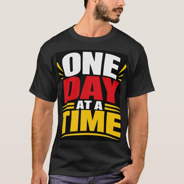 En Dag i Taget T Shirt (Framsida)