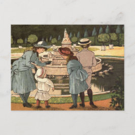 " En dag i Versailles" Vykort