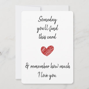 En Dag Kommer Du Att Hitta Denna make maka partner Julkort