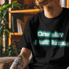 En dag kommer jag att känna T-Shirt