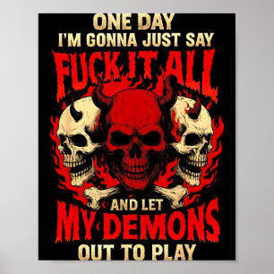 En dag kommer jag bara att säga och släppa ut mina poster