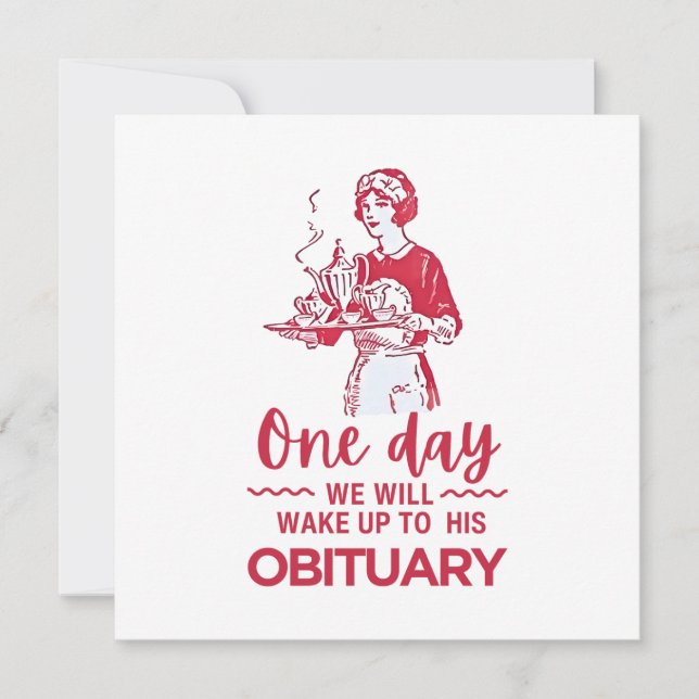 En dag kommer vi att vakna upp till hans obundet (Framsida)