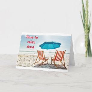 *EN DAG PÅ BEACH* MOSTER BIRTHDAY-KORTET KORT