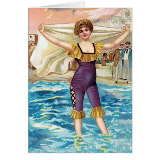 En dag på stranden 002 hälsningskort