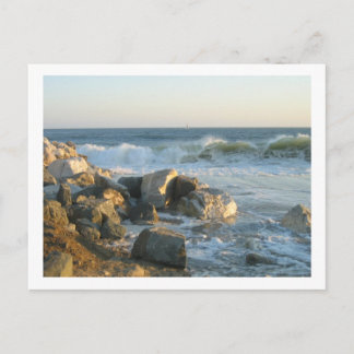 En dag på stranden vykort