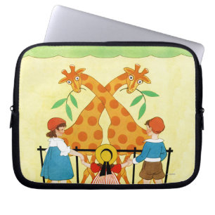 En dag på zooen laptop sleeve