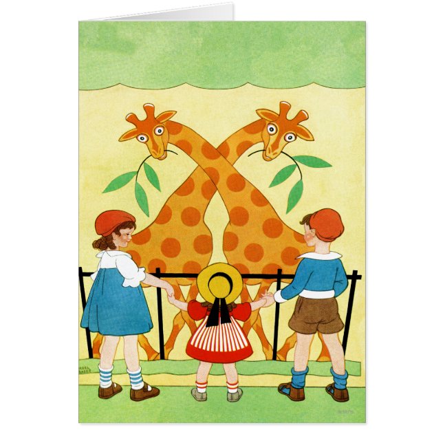 En dag på zooen OBS kort (Framsidan)